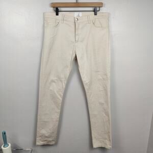 La‎ Paz Chino Pants Mens XL Beige Cotton Stretch Lightweight Preppy Designer